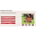 Ce Walking Tractor 3 Point Potato Harvester to Tiller